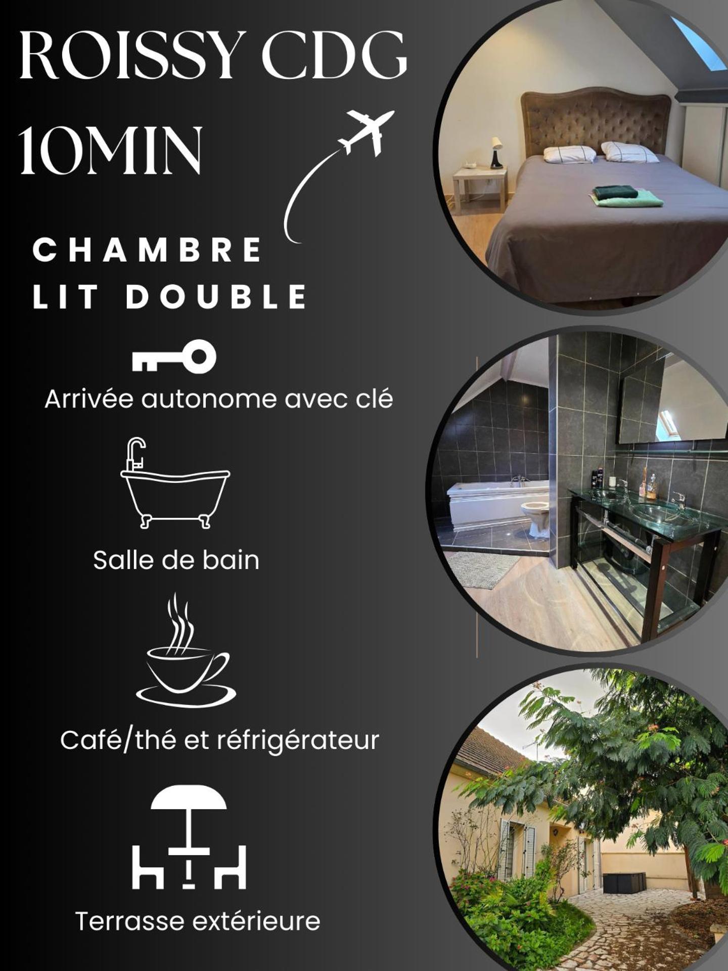 Chambre Privee A 10Min De Roissy Cdg, Au Calme, Parking Gratuit Le Mesnil-Amelot Eksteriør bilde